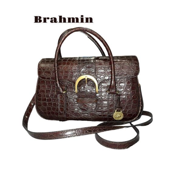 Brahmin Handbags - Brahmin Croc Embossed Crossbody/handbag